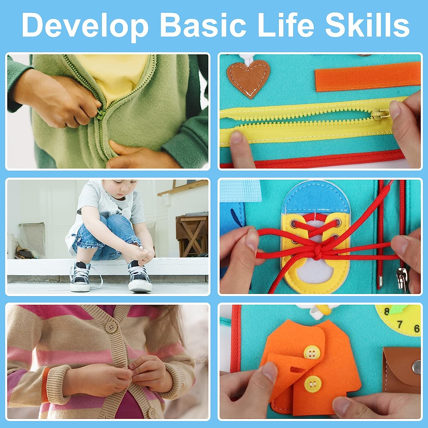 Smart Active Kids Busy Board - Planets