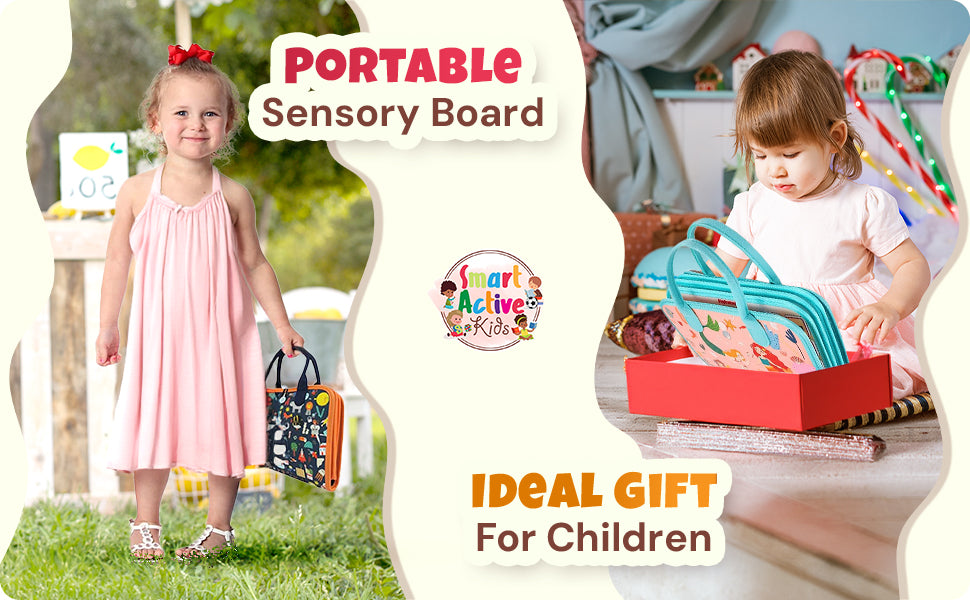 Smart Active Kids Busy Board - Mermaid