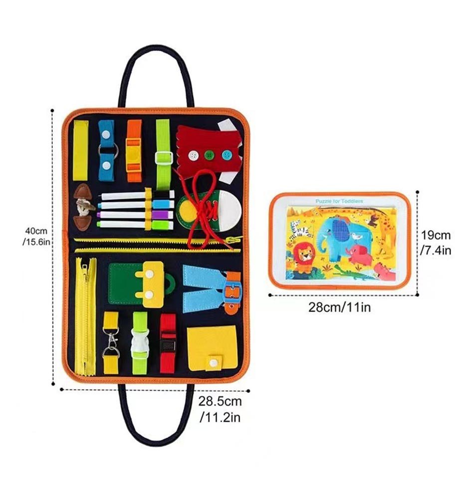 Smart Active Kids Busy Board - Animals