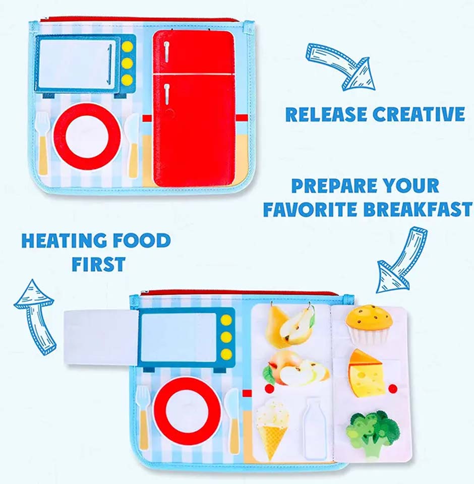 Smart Active Kids Busy Board - Volcano Dinosaurs