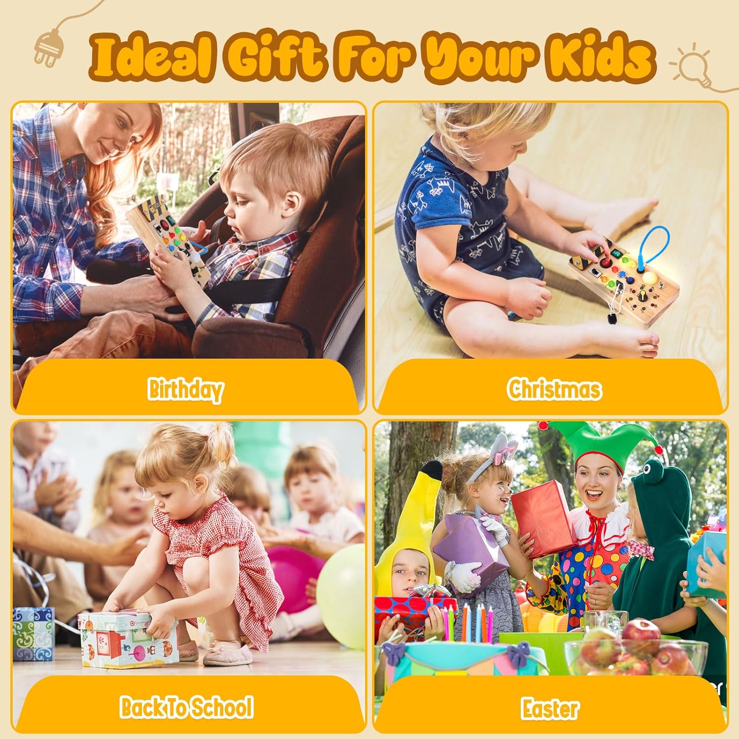 Montessori LED Busy Board