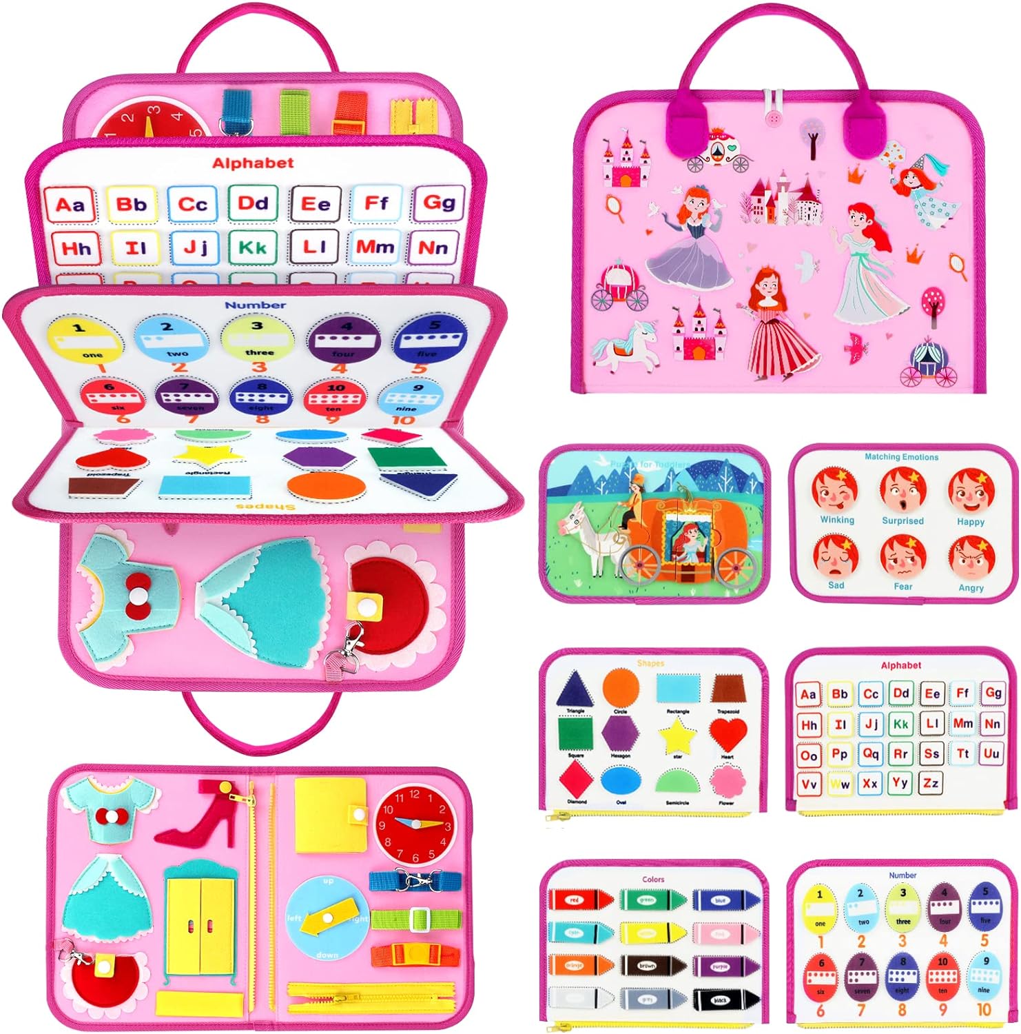 Smart Active Kids Busy Board - Princess